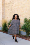Mini Spots Ruffle Sleeve Dress
