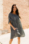 Mini Spots Ruffle Sleeve Dress