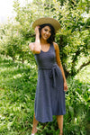 Missing You Swiss Dot Midi Dress