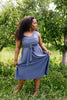 Missing You Swiss Dot Midi Dress