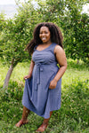 Missing You Swiss Dot Midi Dress