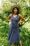 Missing You Swiss Dot Midi Dress