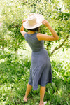 Missing You Swiss Dot Midi Dress