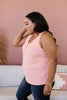 Nobody Puts Baby In The Corner Tank In Blush Peach