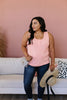 Nobody Puts Baby In The Corner Tank In Blush Peach