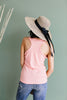Nobody Puts Baby In The Corner Tank In Blush Peach