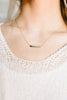 Ombre Beaded Bar Necklace