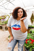 Patriotic Lip Service Graphic Tee