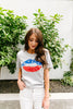 Patriotic Lip Service Graphic Tee