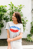 Patriotic Lip Service Graphic Tee