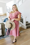Picture This Mauve Midi Dress