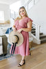 Picture This Mauve Midi Dress