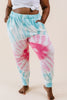 Pink Sunburst Tie Dye Joggers