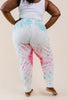 Pink Sunburst Tie Dye Joggers
