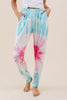 Pink Sunburst Tie Dye Joggers