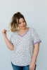 Purple Leopard V-Neck