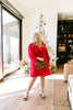 Ready For Anything Dress In Red