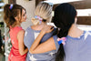 Red White & Beautiful Scrunchie