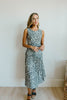 Sage Cheetah Dress