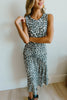 Sage Cheetah Dress