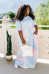 Santa Ana Tie Dye Maxi In Blue