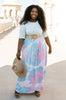 Santa Ana Tie Dye Maxi In Mint