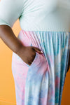 Santa Ana Tie Dye Maxi In Mint