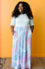 Santa Ana Tie Dye Maxi In Mint