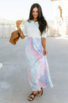 Santa Ana Tie Dye Maxi In Mint