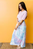 Santa Ana Tie Dye Maxi In Pink