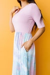 Santa Ana Tie Dye Maxi In Pink