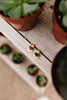 Shape Up Black & Gold Earrings
