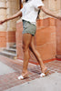 Short But Sweet Olive Shorts