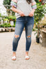Skinned Knee Skinny Jeans