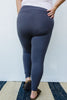 OLD VERSION Soft As Butter Moto Athletic Leggings In Charcoal
