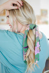 Spring Fling Floral Tying Scrunchie