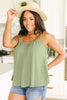 I Said Forever Tank in Olive