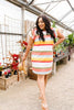 Summer Stripes Waffle Knit Dress