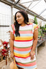 Summer Stripes Waffle Knit Dress