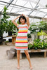 Summer Stripes Waffle Knit Dress