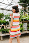 Summer Stripes Waffle Knit Dress