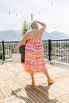 Sumptuous Coral Sundress