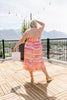 Sumptuous Coral Sundress