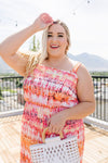 Sumptuous Coral Sundress