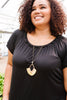 Tasseled V Necklace