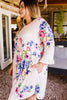 Terrace Garden Dress In Ivory