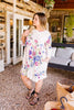 Terrace Garden Dress In Ivory