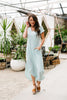 To The Max Striped Maxi In Mint