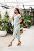 To The Max Striped Maxi In Mint