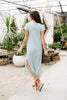 To The Max Striped Maxi In Mint